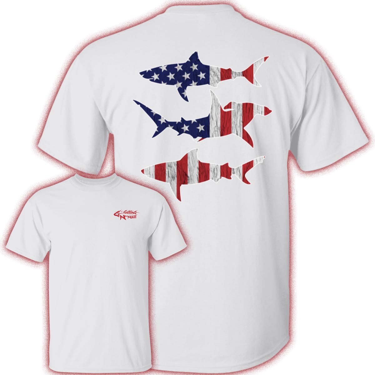 Patriot Sharks - Cotton T-Shirt