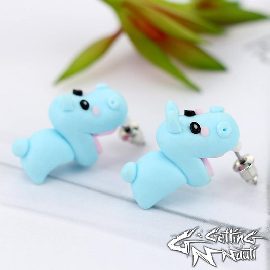 Hippo Chomp Earrings