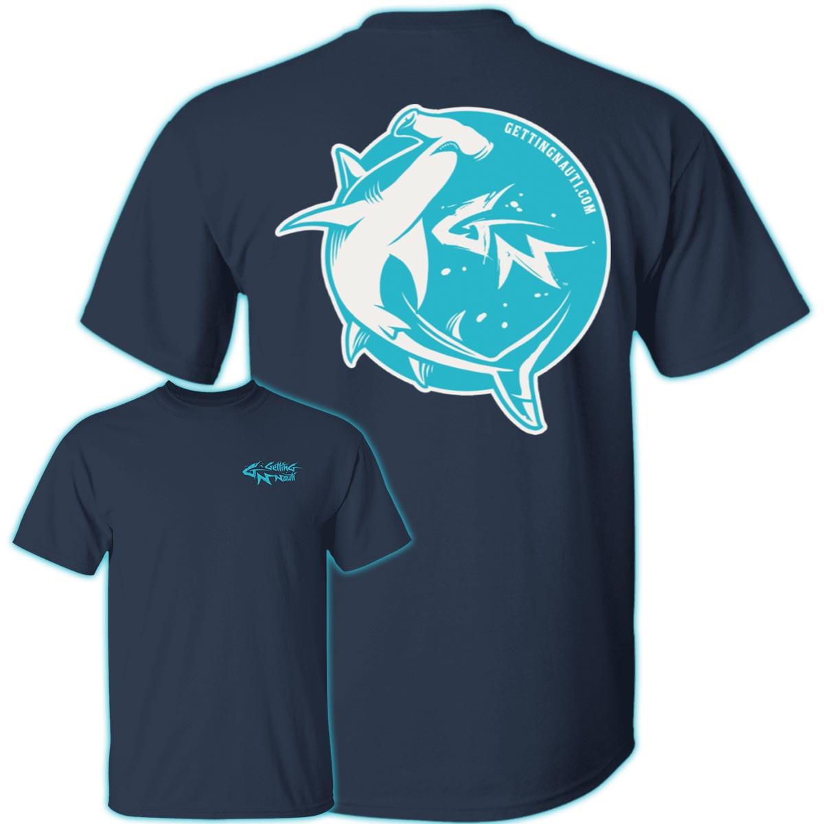 Retro Hammerhead - Cotton T-Shirt