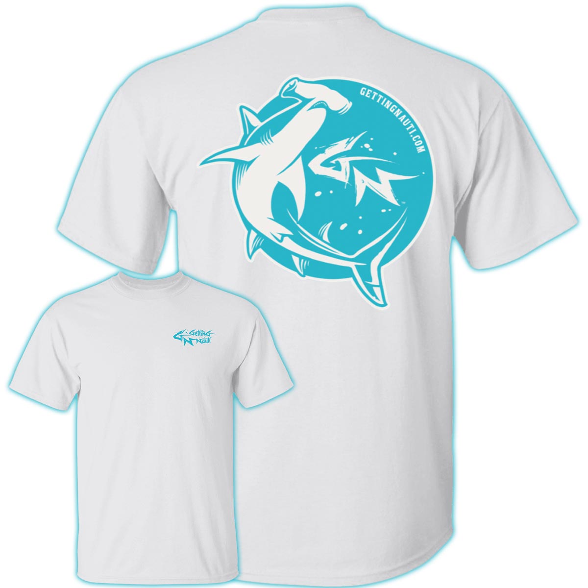 Retro Hammerhead - Cotton T-Shirt